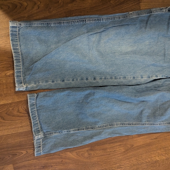 Vintage Calvin Klein Jeans Overalls Women’s Large 31"Inseam Carpenter FLAW Read - Picture 7 of 10